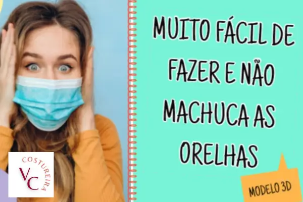 mascara que não aperta a orelha